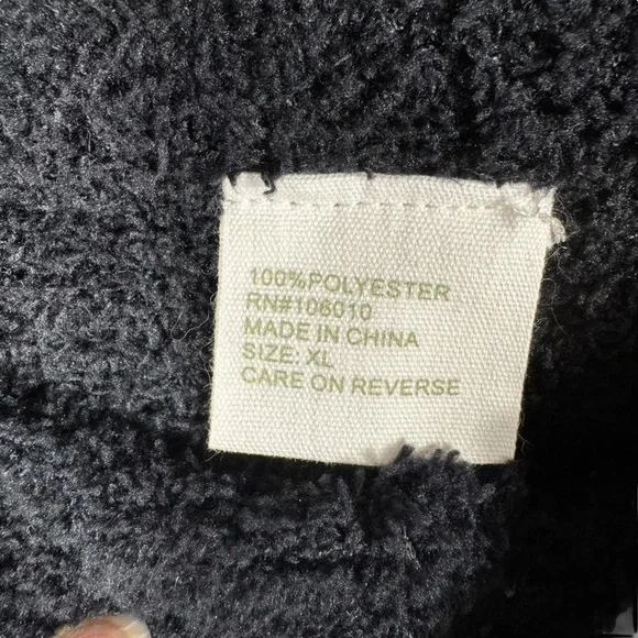 Softies Solid Marshmallow Hoodie Lounge Set, Black, Size XL - Picture 13 of 16